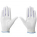Mizuno女全天候雙手手套(白/淺藍)#55421