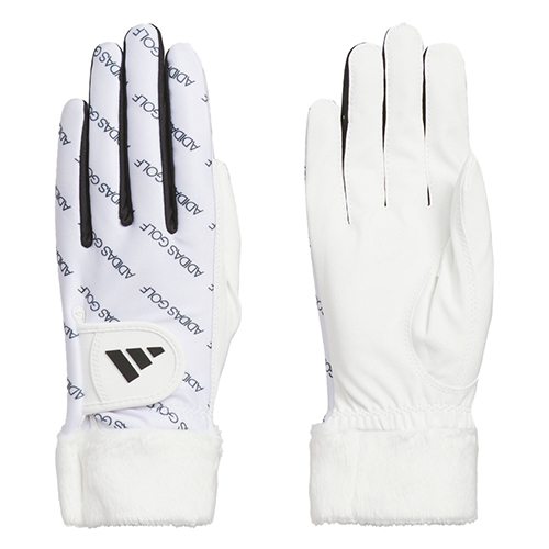 Adidas女防風保暖手套(白)#6725