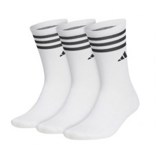 Adidas運動短襪3雙入(白)#6061