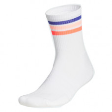 Adidas 3 Stripe短襪(白/藍.桔邊)#KQ7759 Adidas 3 Stripe短襪(白/藍.桔邊)#KQ7759