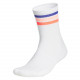 Adidas 3 Stripe短襪(白/藍.桔邊)#KQ7759 Adidas 3 Stripe短襪(白/藍.桔邊)#KQ7759