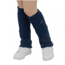 Mizuno專利發熱針織保暖腿套(深藍)#71014