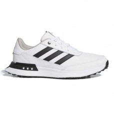 Adidas SL真皮軟釘鞋(白/3黑斜線)#4034