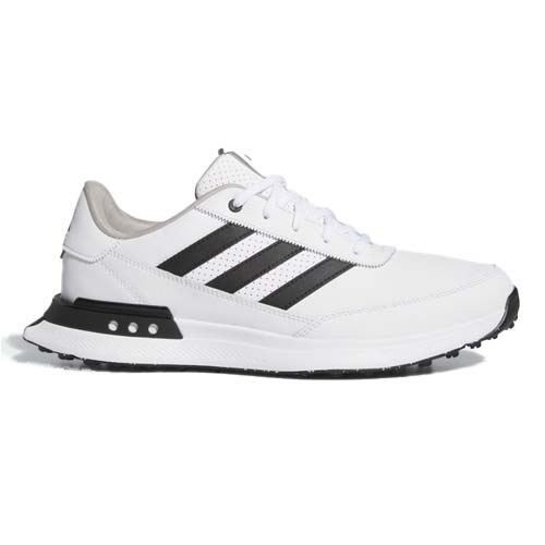 Adidas SL真皮軟釘鞋(白/3黑斜線)#4034