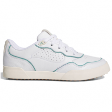 Adidas Retrocross25女軟釘鞋(白.藍綠邊)#8546 Adidas Retrocross25女軟釘鞋(白.藍綠邊)#8546