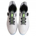 Mizuno牛皮boa軟釘鞋(白/黑綠邊)#227035