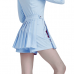 GoPlayer女假兩件百摺褲裙(淺藍)#20284